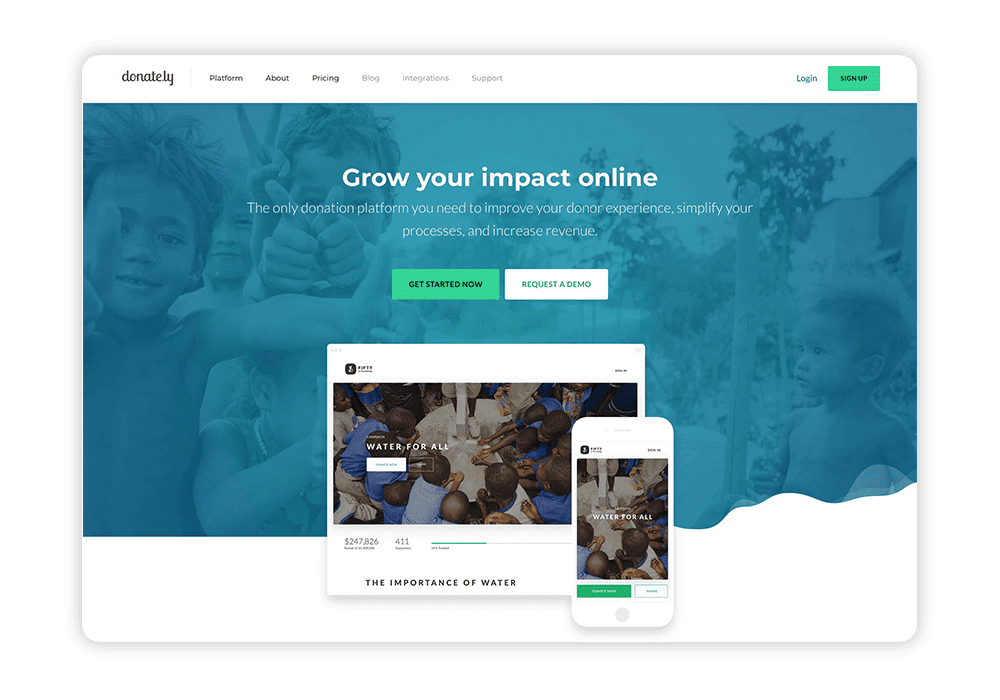 donately fundraising software