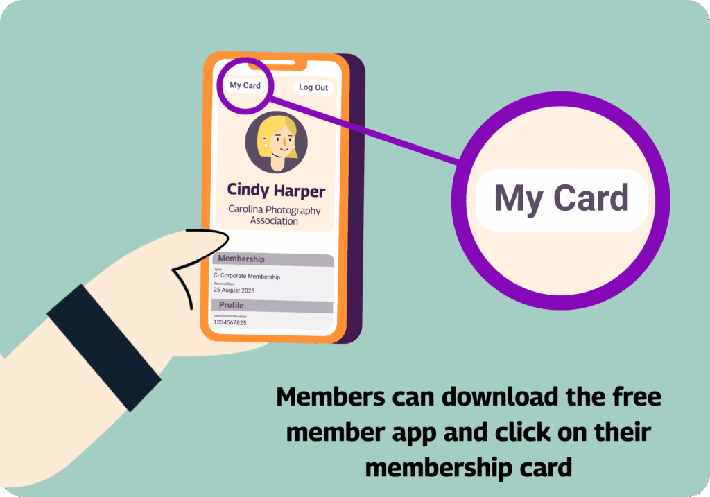 Membership Card on Member App