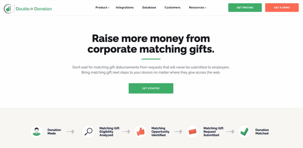 Double the Donation Fundraising Software